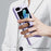NILLKIN For Samsung Galaxy Z Flip5 5G Liquid Silicone Phone Case Finger Strap Kickstand Protective Cover - Pink - 6