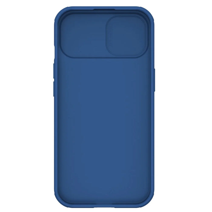 NILLKIN CamShield Pro Series for iPhone 15 Plus Anti-scratch Phone Case Slide Camera Shield PC+TPU Cover - Blue - 3