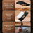 SULADA Phone Cover for iPhone 13 Pro Max 6.7 inch , Cowhide Texture PU Leather Coated TPU Case Compatible with MagSafe - Black - 5