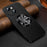 SULADA Phone Cover for iPhone 14 Plus , Anti-scratch Cowhide Texture PU Leather Coated TPU Case Compatible with MagSafe - Black - 2