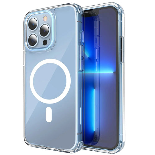 AHASTYLE PC06 For iPhone 13 Pro Compatible with MagSafe Cell Phone Cover HD Clear PC + TPU Case Shell - 1