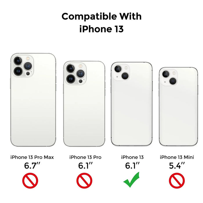 AHASTYLE PC06 For iPhone 13 Transparent PC + TPU Phone Case Compatible with MagSafe Dustproof Cover - 6