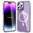AHASTYLE PC06 For iPhone 14 Pro Shockproof Phone Cover HD Clear PC + TPU Case Compatible with MagSafe - 1