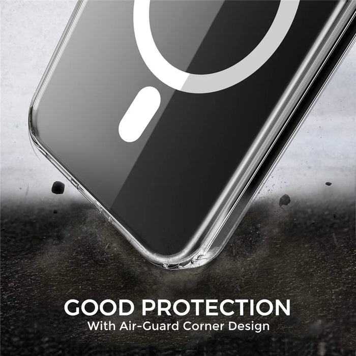 AHASTYLE PC06 For iPhone 14 Pro Shockproof Phone Cover HD Clear PC + TPU Case Compatible with MagSafe - 4