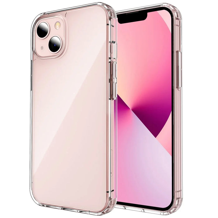 AHASTYLE PC06 Phone Case for iPhone 13 mini , Dustproof Clear PC + TPU Cover Cell Phone Shell - 1