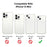 AHASTYLE PC06 Phone Case for iPhone 13 mini , Dustproof Clear PC + TPU Cover Cell Phone Shell - 6