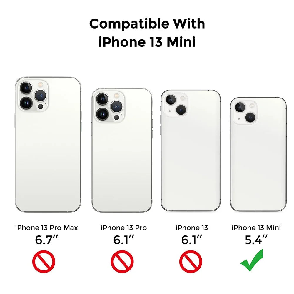 AHASTYLE PC06 for iPhone 13 Anti-Scratch Transparent PC + TPU Cover Slim-fit Mobile Phone Shell Case - 6
