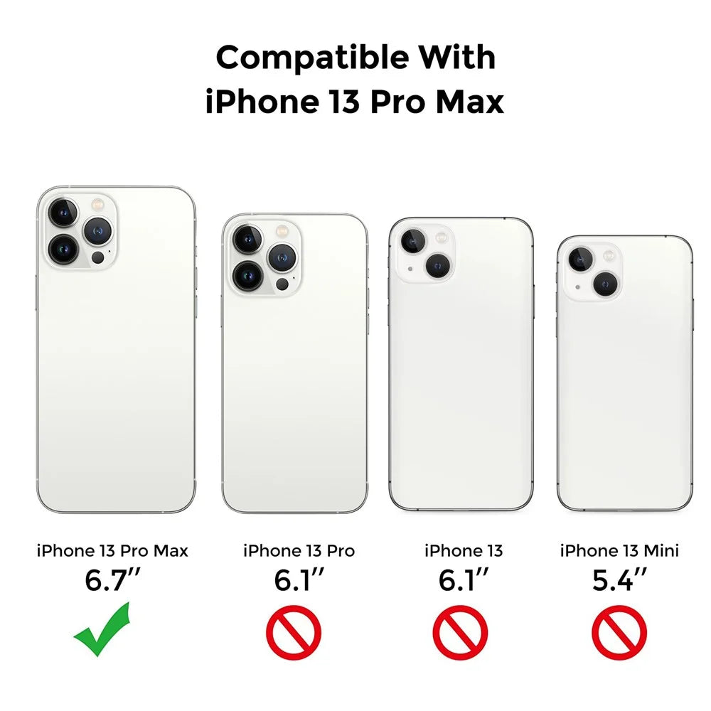 AHASTYLE PC06 For iPhone 13 Pro PC + TPU Cover HD Clear Shell Dustproof Mobile Phone Case - 6