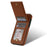 N.BEKUS For iPhone 14 Plus RFID Blocking PU Leather Coated TPU Phone Case Card Slots Kickstand Cover - Brown - 3
