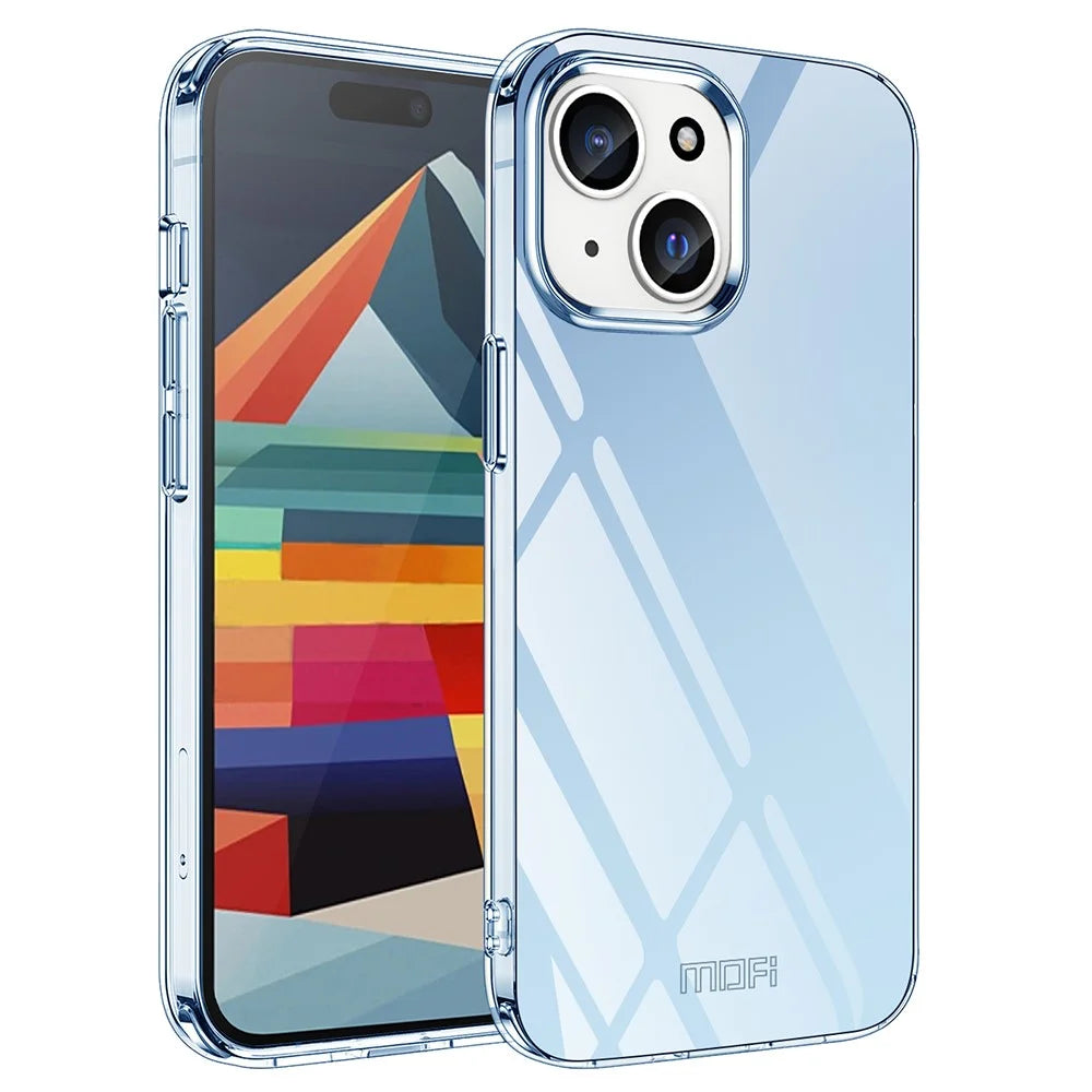 MOFI JK PC Transprent Series Smartphone Cover for iPhone 15 , Hard PC Protective Phone Cover - 1