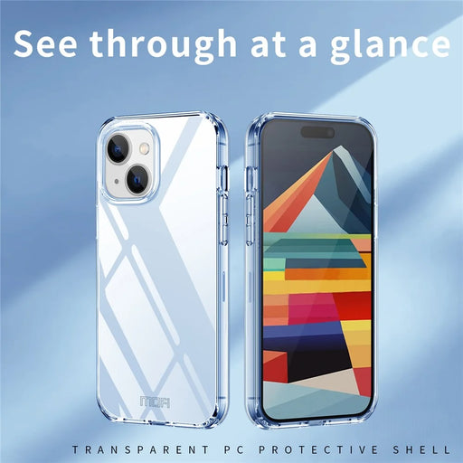MOFI JK PC Transprent Series Smartphone Cover for iPhone 15 , Hard PC Protective Phone Cover - 2