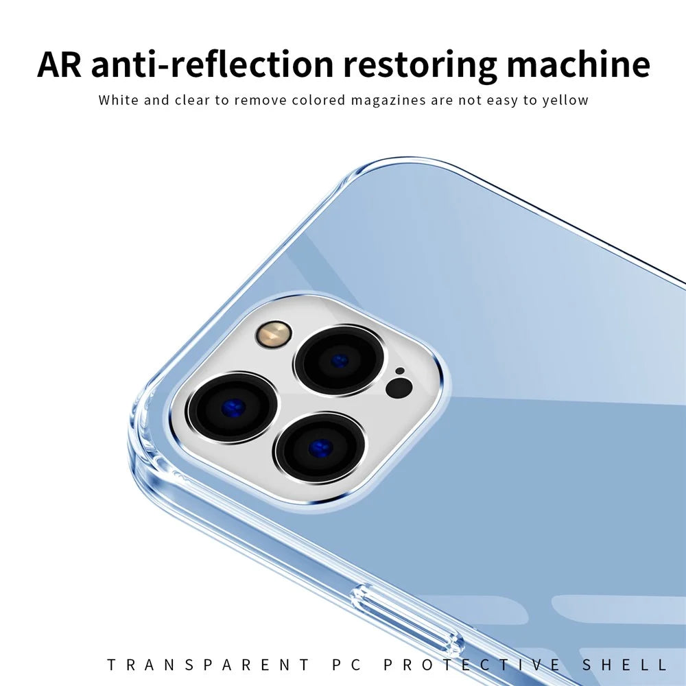 MOFI JK PC Transprent Series Hard PC Case for iPhone 15 Pro , Anti-scratch Protective Phone Cover - 4
