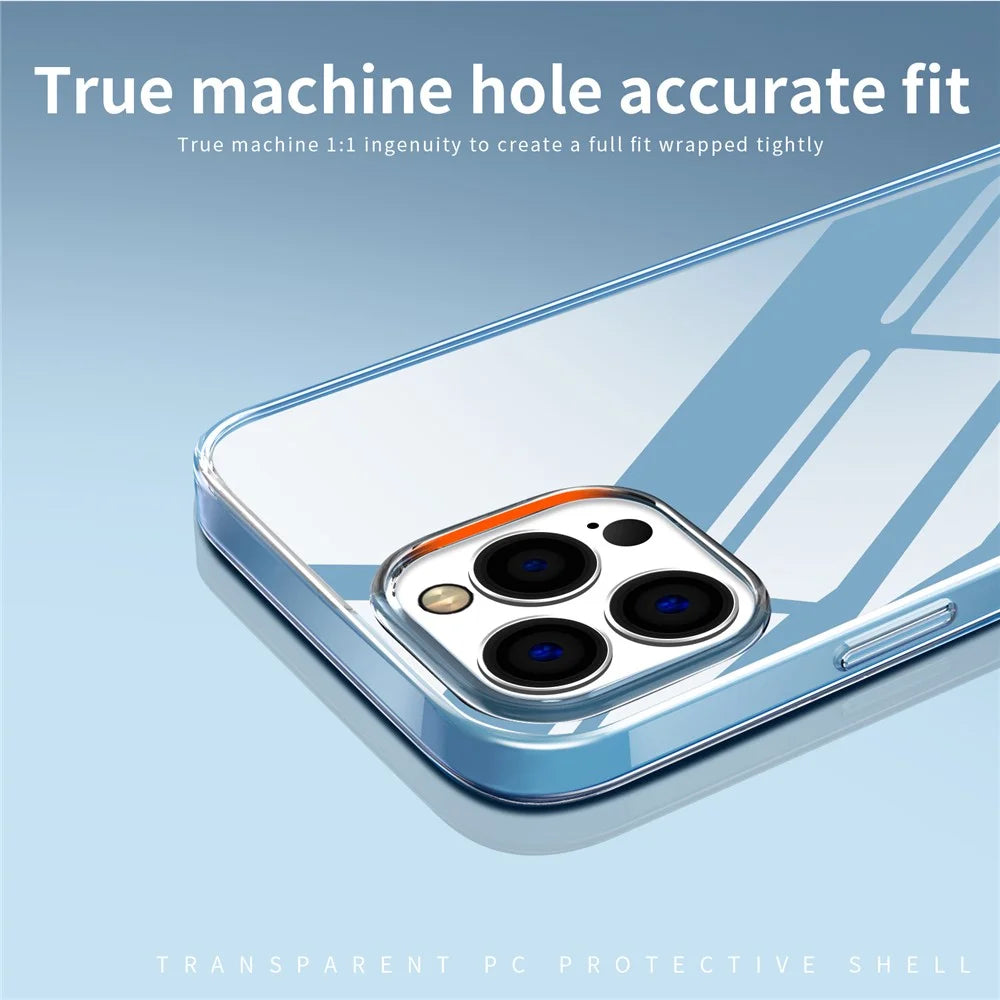 MOFI JK PC Transprent Series Hard PC Case for iPhone 15 Pro , Anti-scratch Protective Phone Cover - 7