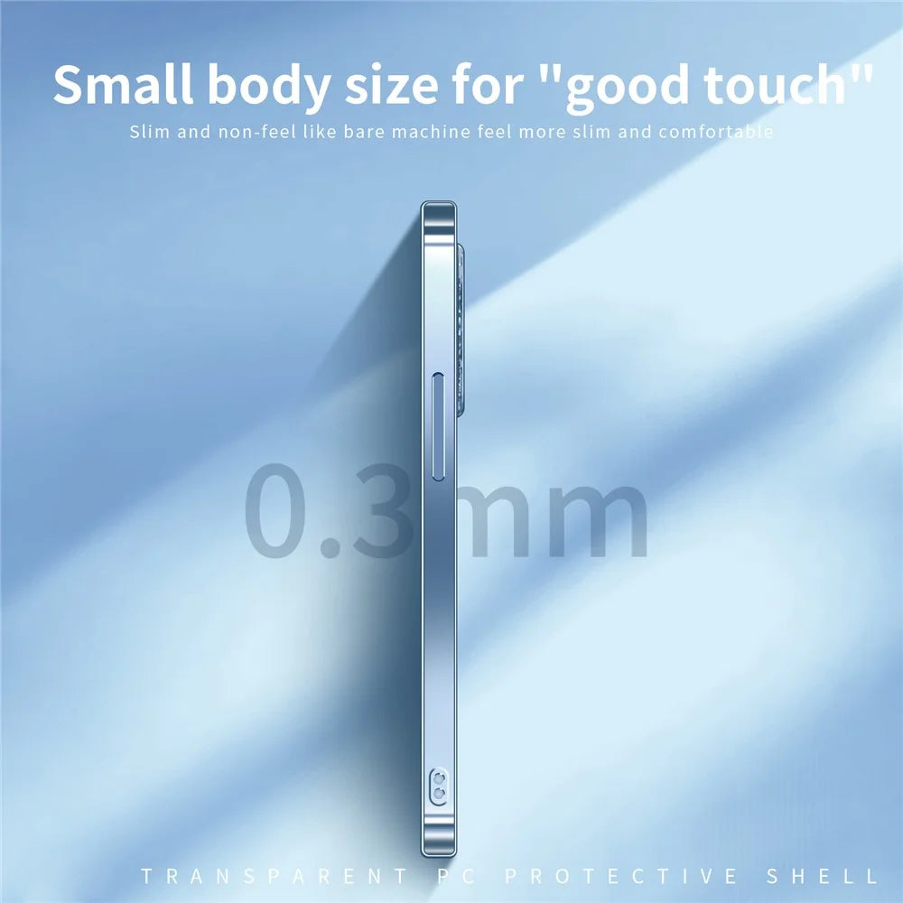 MOFI JK PC Transprent Series PC Phone Cover for iPhone 15 Pro Max , Drop-proof Cell Phone Case - 3