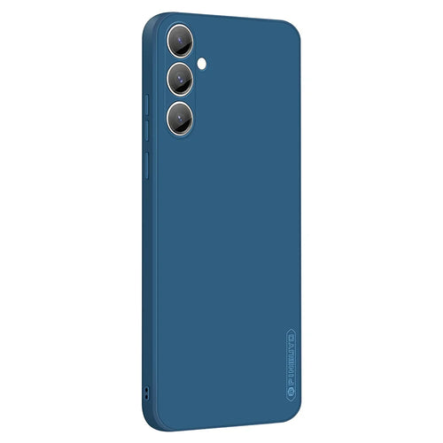PINWUYO For Samsung Galaxy S23 FE Phone Back Case Precise Cutouts Soft TPU Phone Cover - Dark Blue - 1