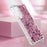 For Samsung Galaxy S23 FE TPU Case Glitter Quicksand Shockproof Phone Back Cover - Rose Gold / Hearts - 6