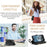 For iPhone 15 Pro Phone Cases with Strap CASEME C30 Zipper Multiple Card Holder PU Leather Cover - Black - 7