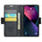 For iPhone 15 Plus Leather Case CASEME 023 RFID Blocking 3 Card Slot Mobile Cover - Black - 2