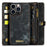 For iPhone 15 Pro Phone Cases CASEME 008 Leather Cover with Detachable Wallet and Strap - Black - 2