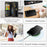 For iPhone 15 Pro Phone Cases CASEME 008 Leather Cover with Detachable Wallet and Strap - Black - 7
