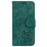 For iPhone 15 Plus Cute Tiger Pattern Imprinted PU Leather Cover Wallet Stand Well-protected Phone Case - Green - 7