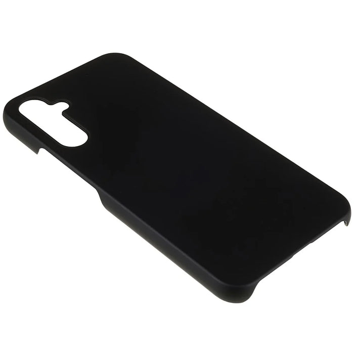 For Samsung Galaxy S23 FE Cell Phone Case Anti-Fingerprint Rubberized PC Mobile Phone Cover - Black - 4