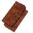 For Samsung Galaxy S23 FE Leather Wallet Phone Case Double 8-Shape Imprint Folding Stand Cover - Brown - 7