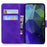 Tiger Imprint Protective Cover for Samsung Galaxy S23 FE PU Leather Wallet Stand Phone Shell - Purple - 2