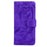 Tiger Imprint Protective Cover for Samsung Galaxy S23 FE PU Leather Wallet Stand Phone Shell - Purple - 6