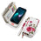 POLA Style 003 Detachable 2-in-1 Phone Case for iPhone 15 TPU+PU Shockproof Case with Wallet, Strap - Pink - 2