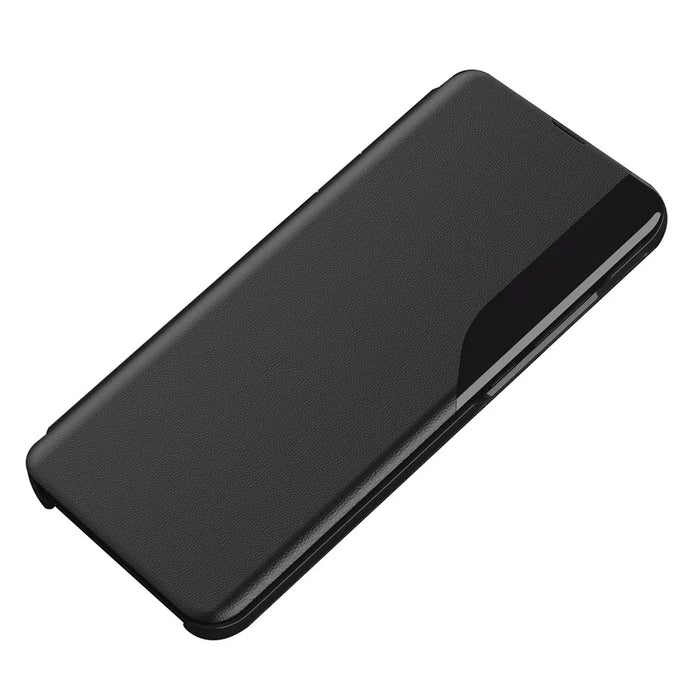 For iPhone 15 Plus Phone Case Folio Flip PU Leather Stand Cover - Black - 2