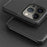 For iPhone 15 Pro Max Phone Case Folio Flip PU Leather Stand Cover - Black - 5