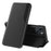 For iPhone 15 Phone Case Folio Flip PU Leather Stand Cover - Black - 1
