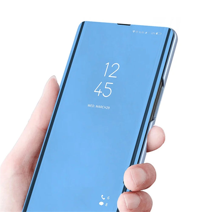 For iPhone 15 Pro Flip Leather Cover with Stand Full Body Protective Phone Case - Blue - 6