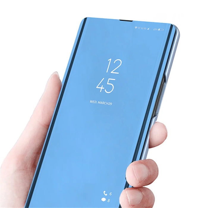 For iPhone 15 Plus Flip Leather Cover with Stand Full Body Protective Phone Case - Blue - 6