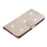 For iPhone 15 Pro Max Glittery Phone Case PU Leather Wallet Stand Full Protection Cover - Gold - 4