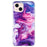 For iPhone 15 Marble Pattern Phone Case Drop-proof IMD TPU Back Cover - Red - 1