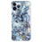For iPhone 15 Pro Max Marble Pattern IMD Cover Anti-drop TPU Phone Case - Grey - 1