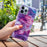 For iPhone 15 Pro Marble Pattern TPU Phone Case IMD Process Protective Cover - Red - 5
