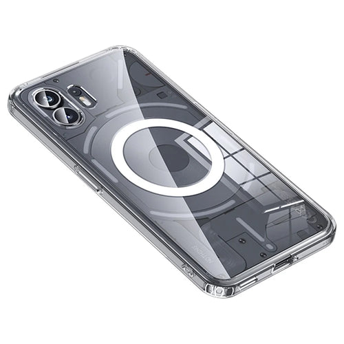 Magnetic Phone Case for Nothing Phone (2) , PC+TPU Phone Cover Magnetic Case - Transparent - 1