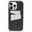 For iPhone 15 Pro PU Leather + PC Phone Case with 2 Card Holder - Black - 1