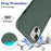 For iPhone 15 Plus PC+TPU Dual Layer Protection Cover Drop-proof Phone Case - Dark Green - 2