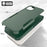 For iPhone 15 Plus PC+TPU Dual Layer Protection Cover Drop-proof Phone Case - Dark Green - 4