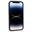 For iPhone 15 Plus PC + TPU Hybrid Phone Shell Anti-Scratch Phone Case Rubberized Surface Cover - Black - 6