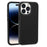 For iPhone 15 Pro Max PC + TPU Hybrid Phone Shell Anti-Scratch Rubberized Surface Phone Case Cover - Black - 1