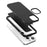 For iPhone 15 Pro Max PC + TPU Hybrid Phone Shell Anti-Scratch Rubberized Surface Phone Case Cover - Black - 2
