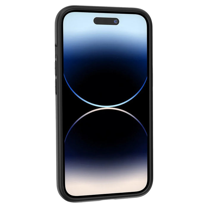 For iPhone 15 Pro Max PC + TPU Hybrid Phone Shell Anti-Scratch Rubberized Surface Phone Case Cover - Black - 7