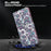 For iPhone 15 Plus Stand Feature Flip Case PU Leather 3D Pattern Printing Wallet Phone Cover with Strap - Impatiens - 5