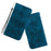 For iPhone 15 Pro Max PU Leather Wallet Stand Cover Imprinted Lily Flower Phone Case Shockproof Phone Shell - Dark Blue - 5