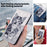 For iPhone 15 Pro PU Leather Stand Wallet Case 3D Pattern Printing Phone Cover with Strap - Cat - 5